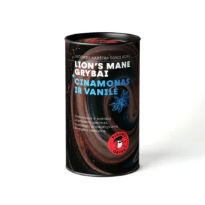 Juodasis Karštas šokoladas su Lion‘s Mane