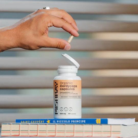 Ekologiškos Kininio kordicepso kapsulės (Maisto papildas)